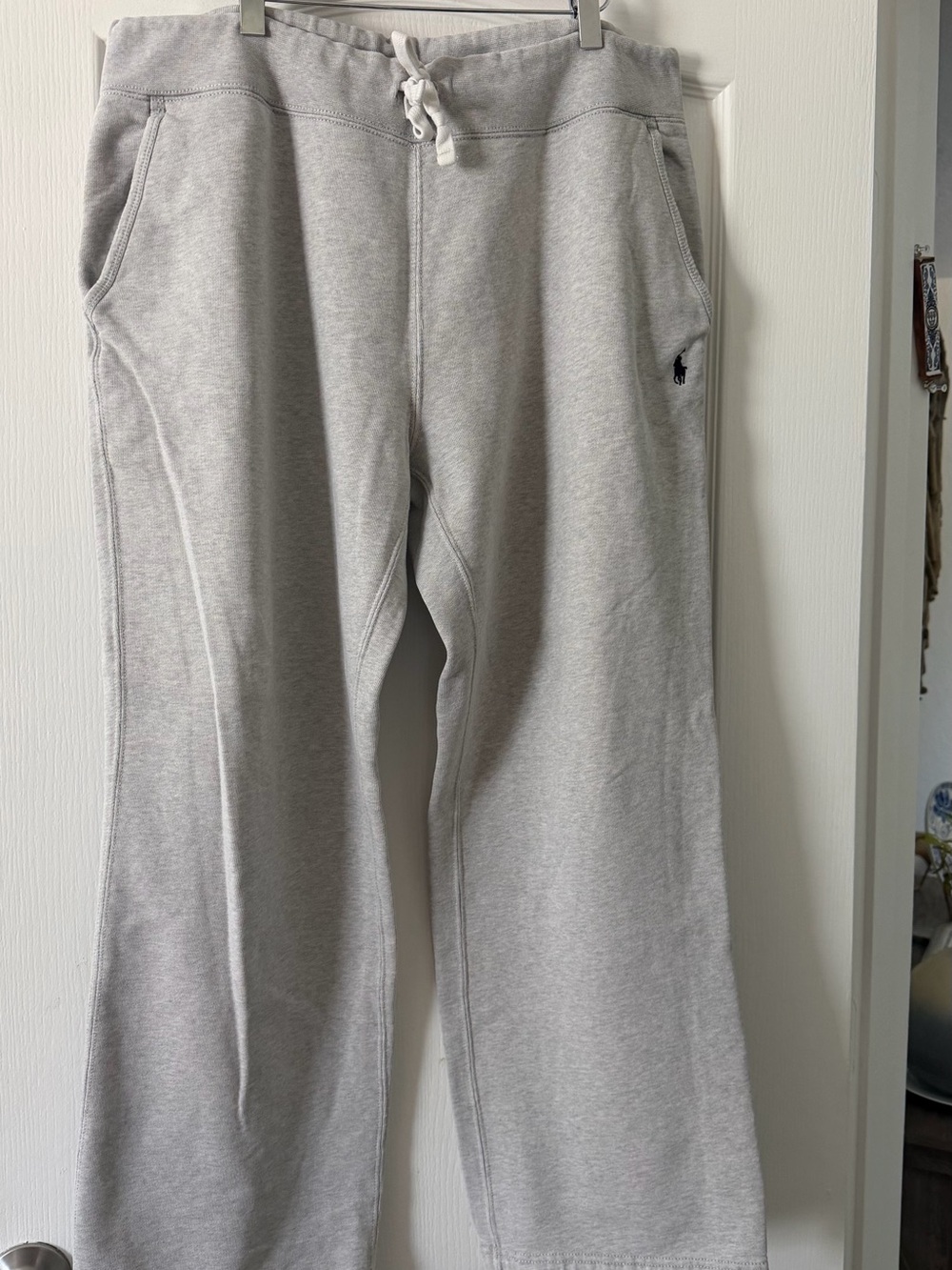 Polo by Ralph Lauren Men Heather Gray Drawstring Sweatpants